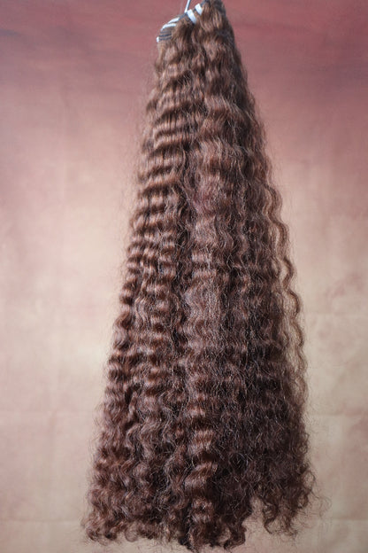 Gaby Curly Hair Bundle Chestnut Brown